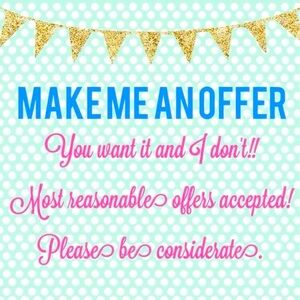 Looking for Reasonable Offers